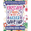 Motivational Quotes Coloring Book