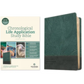 NLT Chronological Life Application Study Bible, Second Edition (Leatherlike, Palm Forest Teal)