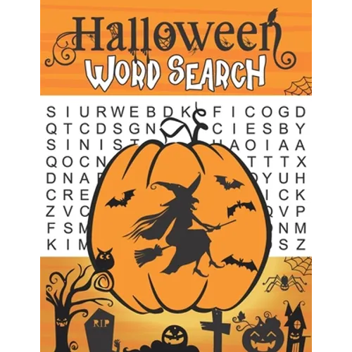 Halloween Word Search: Word Search Book for Adults with 60 Halloween Word Search, Puzzles Activities Gift