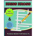 Kriss Kross Puzzle Book +Word Search for Adults: 100 Interesting Classic Puzzles over 2000 Verified Words +30 Word Search Pages