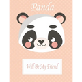 Panda Will Be My Friend: Animal Coloring book Great Gift for Kids Boys & Girls, Ages 4-8