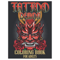 Tattoo Demon Coloring Book for Adults: Tattoo Adult Coloring Book, Beautiful and Awesome Tattoo Coloring Pages Such As Adult to Get Stress Relieving a