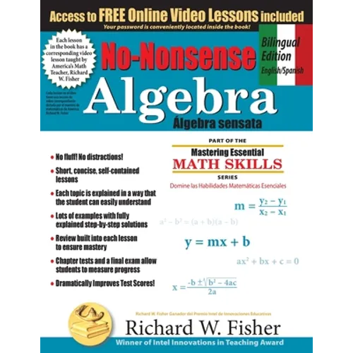 No-Nonsense Algebra, Bilingual Edition (English - Spanish): Master Algebra the Easy Way