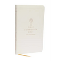 Nabre, New American Bible, Revised Edition, Catholic Bible, First Communion Bible: New Testament, Leathersoft, White: Holy Bible