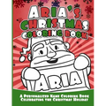 Aria's Christmas Coloring Book: A Personalized Name Coloring Book Celebrating the Christmas Holiday