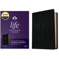 NKJV Life Application Study Bible, Third Edition, Large Print (Bonded Leather, Black, Red Letter)