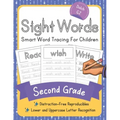 Dolch Second Grade Sight Words: Smart Word Tracing For Children. Distraction-Free Reproducibles for Teachers, Parents and Homeschooling