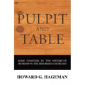 Pulpit and Table