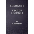 Elements of Vector Algebra