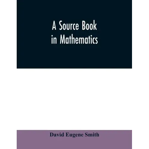 A source book in mathematics