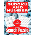 Sudoku And Number Search Puzzle: Large Print Activity Puzzle Book for Adults and Seniors with Solutions Vol 1
