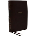 Nkjv, Reference Bible, Classic Verse-By-Verse, Center-Column, Leathersoft, Black, Red Letter Edition, Comfort Print