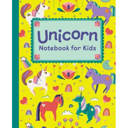 Unicorn Notebook for Kids: Featuring Cute Unicorn Art and Lined, Blank, Graphed and Bulleted Pages Perfect for Journaling and Doodling!