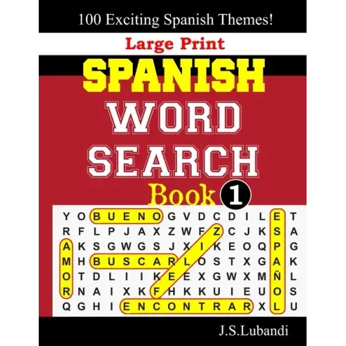 Large Print SPANISH WORD SEARCH Book;1