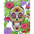 Fabulous Skulls Coloring Book for Adults: Hand-Drawn Images Exclusively Designed, Día de Los Muertos & Day of the Dead
