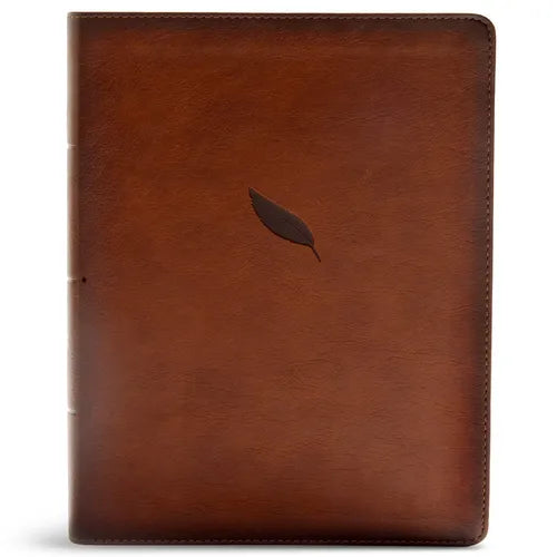 CSB Legacy Notetaking Bible, Tan Leathertouch
