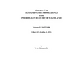 Abstracts of the Testamentary Proceedings of the Prerogative Court of Maryland. Volume V: 1682 Co1686. Liber: 13 (Folios 1 Co432)