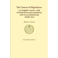 The Canons of Hippolytus: An English version, with introduction and annotation and an accompanying Arabic text
