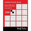 Sudoku Puzzle Book Mixed Difficulties - 200 Puzzles