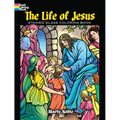 The Life of Jesus Stained Glass Coloring Book