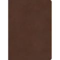KJV Single-Column Wide-Margin Bible, Brown Leathertouch