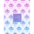 Maths Grid Book: 1cm size graph paper grid book for students or Mathematician Pink and purple flower pattern for teenage girls