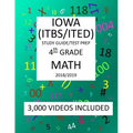 4th Grade IOWA ITBS ITED, 2019 MATH, Test Prep: 4th Grade IOWA TEST of BASIC SKILLS, EDUCATIONAL DEVELOPMENT 2019 MATH Test Prep/Study Guide