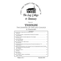 Theolog, Volume 2, Number 2: Journal of the Log College & Seminary