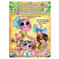 Sherri Baldy My-Besties Tiny & Her Supersaurus Knobby Knees Besties Adult Coloring book for all ages
