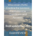 Wisconsin HVAC Contractor License Exam Review Questions and Answers