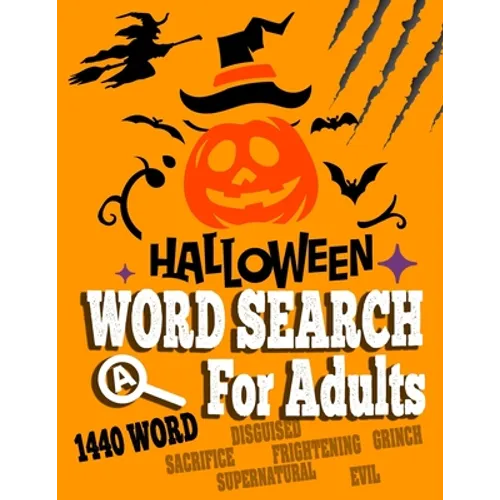 Halloween Word Search For Adults: Funny Halloween Activity Book for Kids Let your kids creativity run wild!