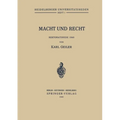 Macht und Recht: Rektoratsrede 1948