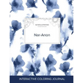 Adult Coloring Journal: Nar-Anon (Nature Illustrations, Blue Orchid)