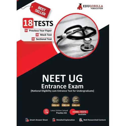 NEET UG Medical Entrance Exam 2025 - 8 Mock Tests, 6 Sectional Tests and 4 Previous Year Papers (2500 Solved Questions) with Free Access to Online Tes