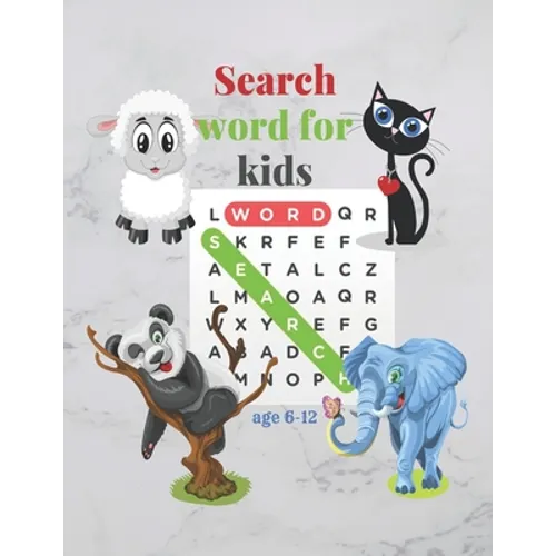 word search for kids ages 6-12: Improve spelling, vocabulary and memory for kids! It contains 120 fun puzzles for children between 6 - 12 years old to