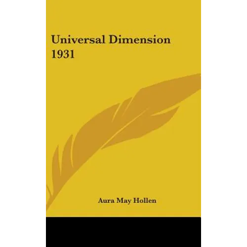 Universal Dimension 1931