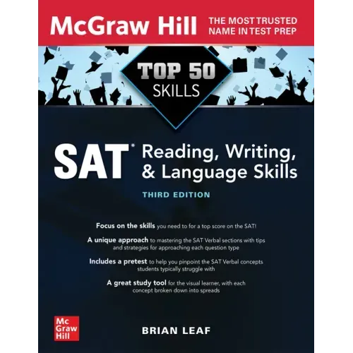 Top 50 SAT Reading, Writing, and Language Skills, Third Edition