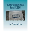 Chandler Auto Interchange Manual 1927-1929
