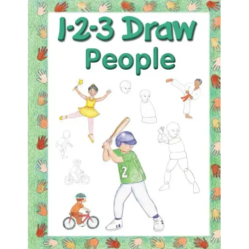 123 Draw People: A step by step drawing guide for young artists