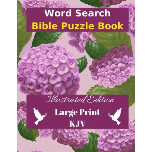 Word Search Bible Puzzle: Illustrated Edition Large Print