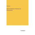 Abstract Statement of Receipts and Disbursements