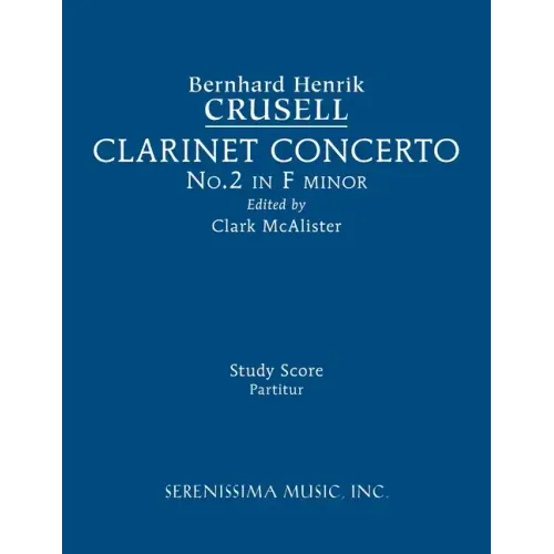 Clarinet Concerto No.2, Op.5: Study score