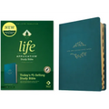 NLT Life Application Study Bible, Third Edition (Leatherlike, Teal Blue, Indexed, Red Letter)