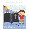 Cursive Handwriting Practice Scripture: for Boys