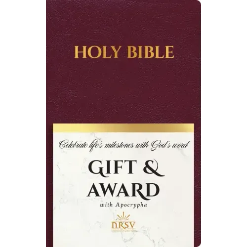 NRSV Updated Edition Gift & Award Bible with Apocrypha (Imitation Leather, Burgundy)
