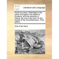Husks for Swine. Dedicated to the Swine of England, the Rabble of Scotland, and the Wretches of Ireland. by One of the Herd, for the Benefit of the Gr
