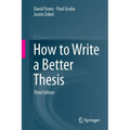 How to Write a Better Thesis