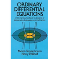 Ordinary Differential Equations: An Elementary Textbook for Students of Mathematics, Engineering, and the Sciences