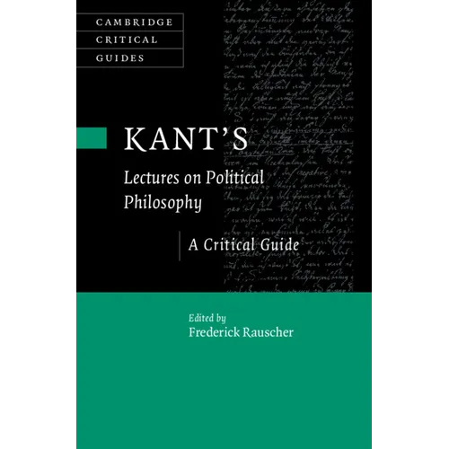 Kant's Lectures on Political Philosophy