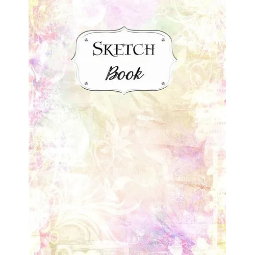 Sketch Book: Watercolor Sketchbook Scetchpad for Drawing or Doodling Notebook Pad for Creative Artists #7 Pink Purple Yellow